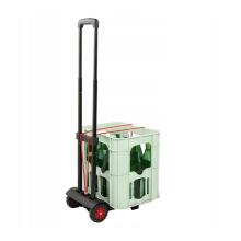 Easy-to-fold transport trolley with a load capacity of up to 50 kg Mick 34x24.5x93.5cm black