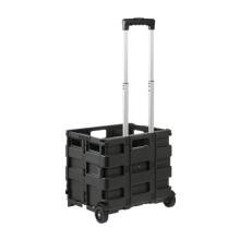 Складная тележка для покупок грузоподъемностью до 25 кг Olli 45 л 38x36x33 см черная