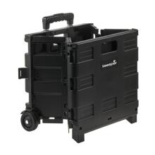 Складная тележка для покупок грузоподъемностью до 25 кг Olli 45 л 38x36x33 см черная