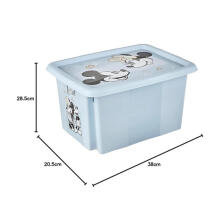 Box with lid 15L Karolina &amp;quot;Mickey Mouse&amp;quot; 38x29.5x20.5cm blue