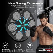 Music Boxing Machine Art.257853  Музыкальный боксерский тренажер для детей и взрослых, настенная боксерская подушка с Bluetooth и перчатками
