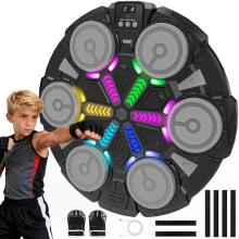 Music Boxing Machine Art.257853  Музыкальный боксерский тренажер для детей и взрослых, настенная боксерская подушка с Bluetooth и перчатками