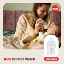 Nuk Perfect Match  Art.SK101  Детская бутылочка с мягкой силиконовой соской, 150 мл