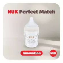 Nuk Perfect Match  Art.SK101  Детская бутылочка с мягкой силиконовой соской, 150 мл