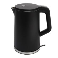Cordless Electric Travel Kettle 1500W 1.7L Rotating Base Black