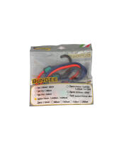SET 2 pcs MIX 8mm ELASTIC STRAP WITH SAFETY PLASTIC HOOK 