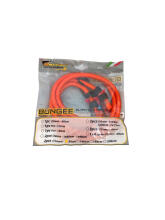 KOMPLEKTS 2 gab. ELASTĪGĀ SIKSNA BUNGEE 80CM
