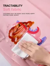 Kids Soft Raincoat Dino Art.258548 Yellow Bērnu lietus mētelis