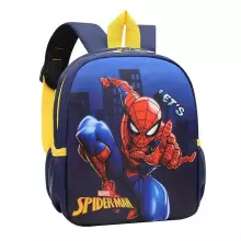 Children School Backpack Spiderman Art.258551 Deep Blue Детский рюкзак