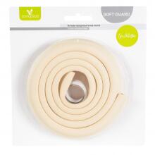 Mini Baby Soft Guard Art.258583 Beige  Угловая мягкая накладка на углы