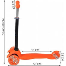 Skrejritenis 1076 orange