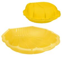 WOOPIE Shell Sandbox Yellow Closed 2in1 Dry Pool 1 piece