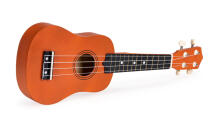 Koka ukulele ģitāra bērniem, 4 neilona stīgas no ECOTOYS
