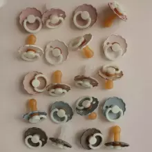Frigg Limited Autumn Collection Latex Art.101515 Cream/Cocao Pacifier (nipple) made of 100% natural rubber 6-18 months (2 pcs.)