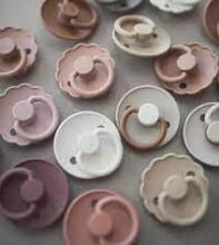 Frigg Limited Autumn Collection Latex Art.101515 Cream/Cocao Pacifier (nipple) made of 100% natural rubber 6-18 months (2 pcs.)