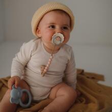 Frigg Limited Autumn Collection Latex Art.101515 Cream/Cocao Pacifier (nipple) made of 100% natural rubber 6-18 months (2 pcs.)