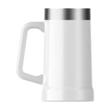 Alus kauss The Big Grip Beer Stein 0,7L glancēts balts 