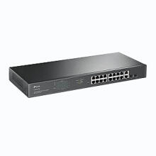 TP-LINK 18 portu Gigabitu statīva slēdzis ar 16 PoE+