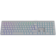 CANYON keyboard HKB-W11 UK/US RGB Dual Mode Wireless Grey