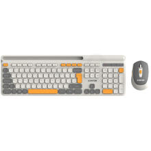 CANYON HSET-W5 EN Keyboard+Mouse AAA+AA Wireless Beige