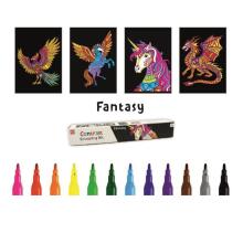 Joonistuskomplekt Fantaasia, 4 postrit