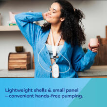 CANPOL BABIES double wearable in-bra breast pumps MilkShell, 20/106