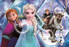 CLEMENTONI puzle Frozen, 104 gab., 25045