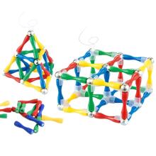 WOOPIE Magnētiskie Konstrukcijas Bloki 3D 128 gab. XXL