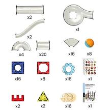 WOOPIE Magnetic Construction Blocks 3D Educational Set Marble Run 113 pcs