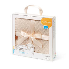 1648/01 MERINO WOOL BLANKET LIGHT BEIGE