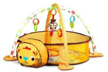 Eco Toys Baby Mat 3 in 1 Lion Art.88969 Aktivitāšu paklājiņš ar bumbām, 0 m+