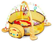 Eco Toys Baby Mat 3 in 1 Lion Art.88969 Aktivitāšu paklājiņš ar bumbām, 0 m+