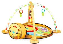 Eco Toys Baby Mat 3 in 1 Lion Art.88969 Aktivitāšu paklājiņš ar bumbām, 0 m+