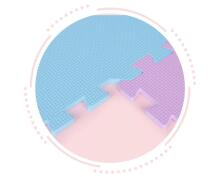 Eco Toys Foam Puzzle Art.6402 Bērnu daudzfunkcionālais grīdas paklājs puzle no 24 elementiem