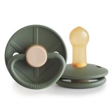 Frigg Little Viking Round Latex Art.10516 Ragnar Pacifier (nipple) made of 100% natural rubber 6-18months (1 pcs.)