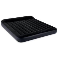 Large Double Air Mattress 203x183x25 cm Bed with Headboard INTEX 64144