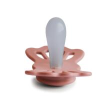 Frigg Lucky Symmetrical Silicone Pacifier  Art.10219 Pretty Peach  Pacifier (nipple) made of 100% natural rubber 0-6 months (1 pcs.)