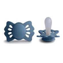 Frigg Lucky Symmetrical Silicone Pacifier  Art.10586 Portobello Пустышка(соска) из 100% натурального силикона 0-6 мес.(1 шт.)