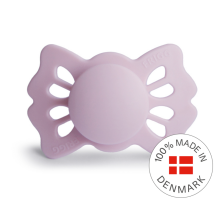 Frigg Lucky Symmetrical Silicone Pacifier  Art.10224 Silver Gray Пустышка(соска) из 100% натурального силикона 6-18 мес.(1 шт.)