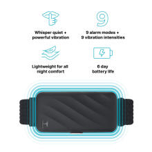 Homedics  SS-WB100BK-WW WakeBand, Your Silent Alarm, Black