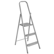 Folding ladder Springos LD0098 multifunctional, height 123 cm, metal steps, 3 steps, up to 150 kg, home use
