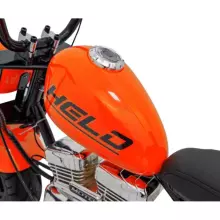 Motorcycle Chopper Warrior Art.260377 Orange Jaudīgā 12v bērnu elektromašīna/elektromotocikls