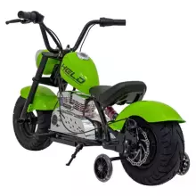 Motorcycle Chopper Warrior Art.260379 Green Powerful 12v kids ride on/moto