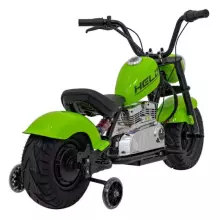 Motorcycle Chopper Warrior Art.260379 Green Powerful 12v kids ride on/moto