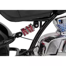 Motorcycle Chopper Warrior Art.260382 Black Powerful 12v kids ride on/moto