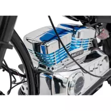 Motorcycle Chopper Warrior Art.260382 Black Powerful 12v kids ride on/moto