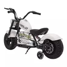 Motorcycle Chopper Warrior Art.260383 White Powerful 12v kids ride on/moto