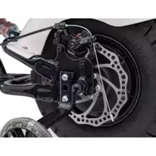 Motorcycle Chopper Warrior Art.260383 White Powerful 12v kids ride on/moto
