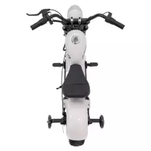 Motorcycle Chopper Warrior Art.260383 White Powerful 12v kids ride on/moto