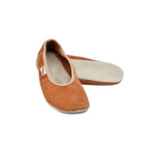 Bebe Basic Hip-Hop Gymnastics Shoes Art.SB120 Terracota Vingrošanas, sporta dejošanas čības ar ādas zoli